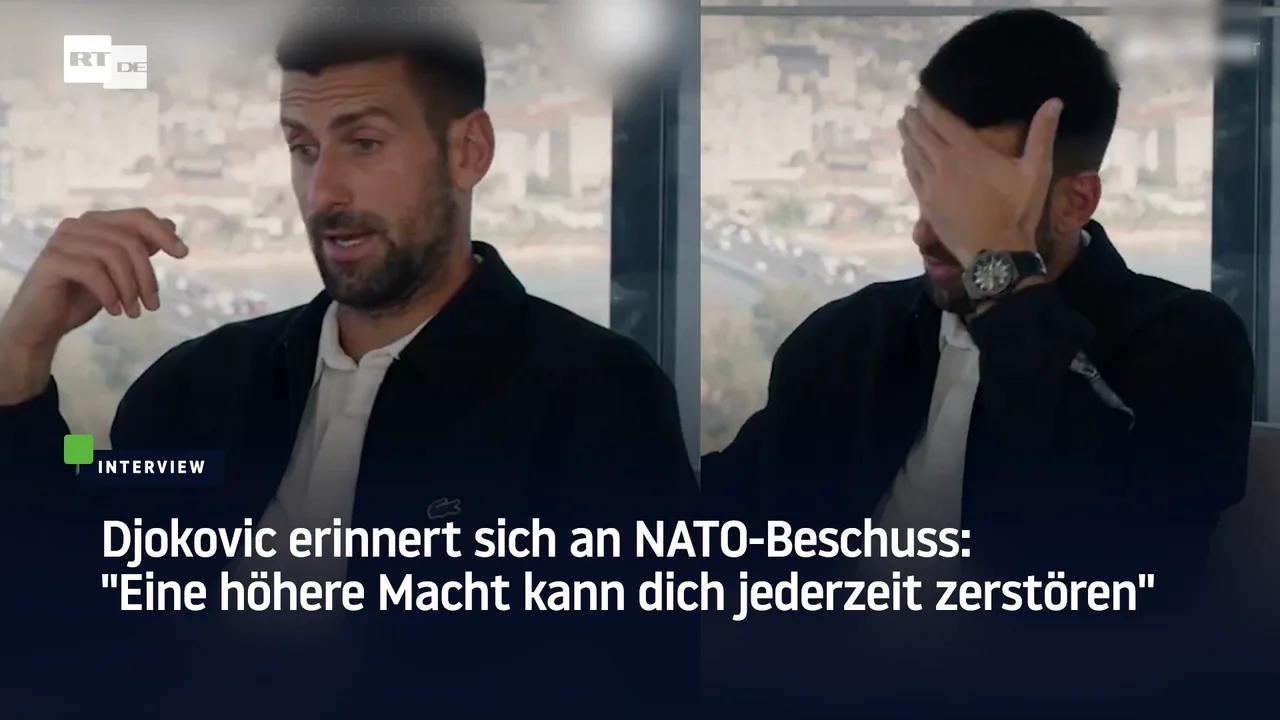 ⁣Djokovic erinnert sich an NATO-Beschuss: 