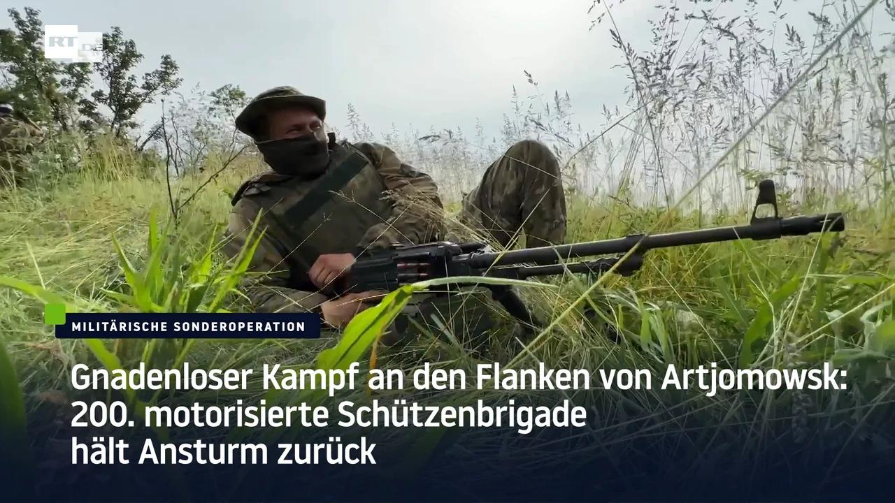 Gnadenloser Kampf an den Flanken von Artjomowsk 200. motorisierte