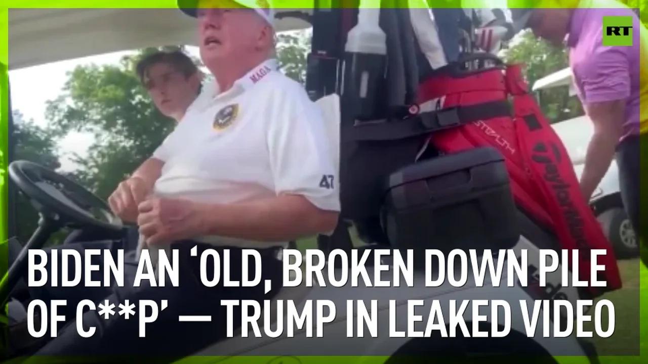 Biden an ‘old, broken down pile of c**p’ – Trump in leaked video