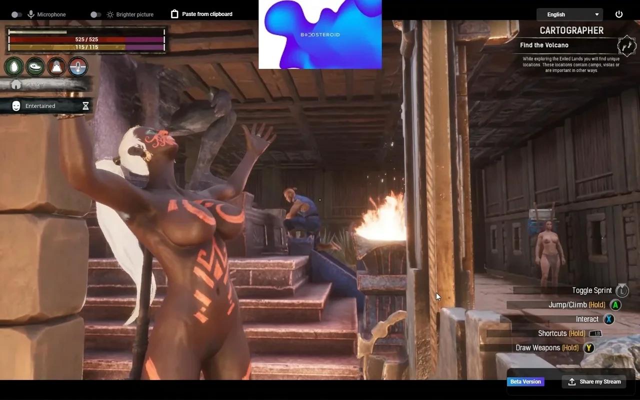 Conan Exiles Full Nude First golem Boucning Busty Boobs #boosteroid