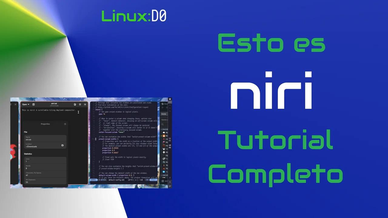 Esto es NIRI - Tutorial Completo