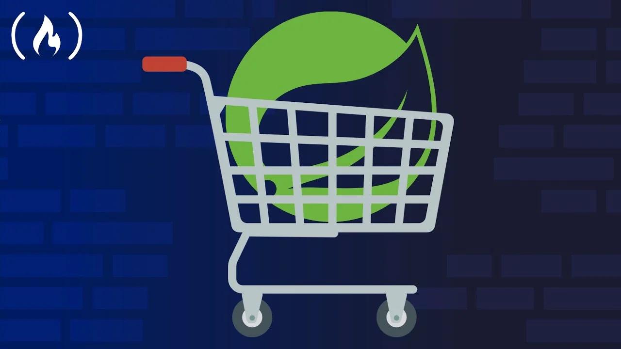 Spring Boot, Spring Security, JWT Course Shopping Cart Backend Java Project