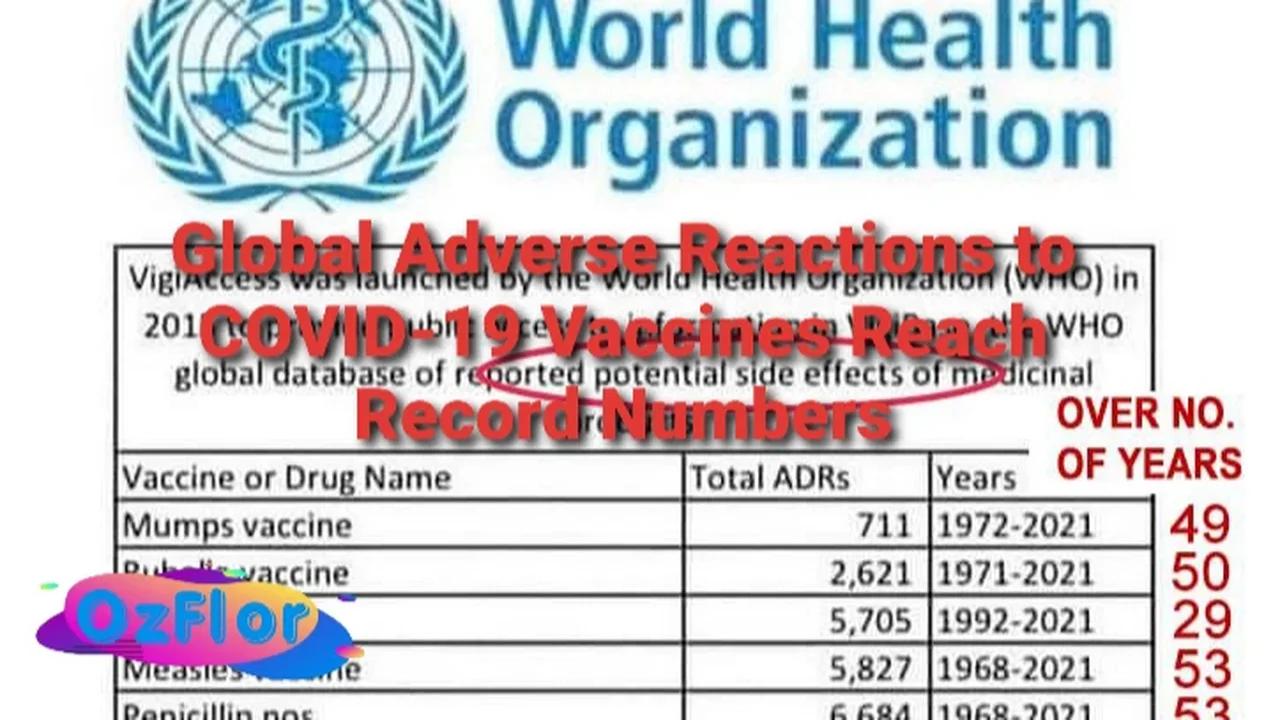 Global Adverse Reactions to COVID-19 Vaccines Reach Record Numbers