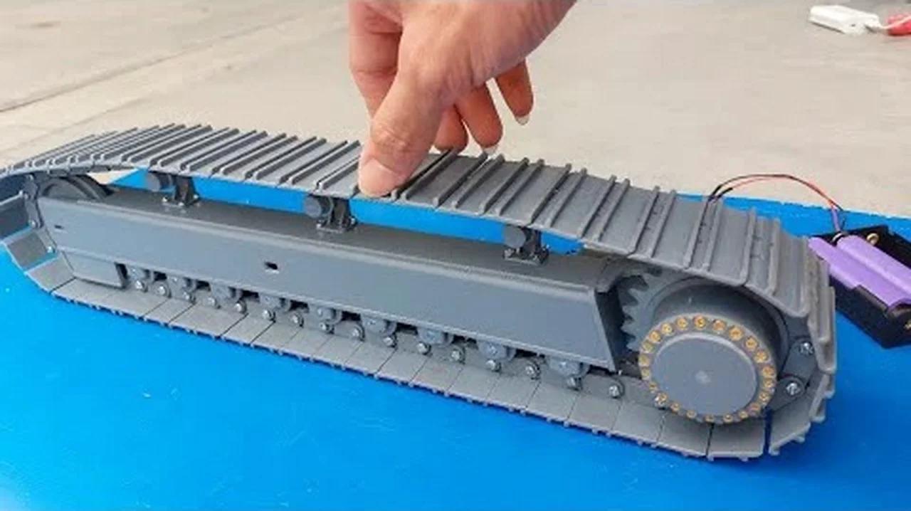 Homemade RC Excavator from PVC _ Part 01
