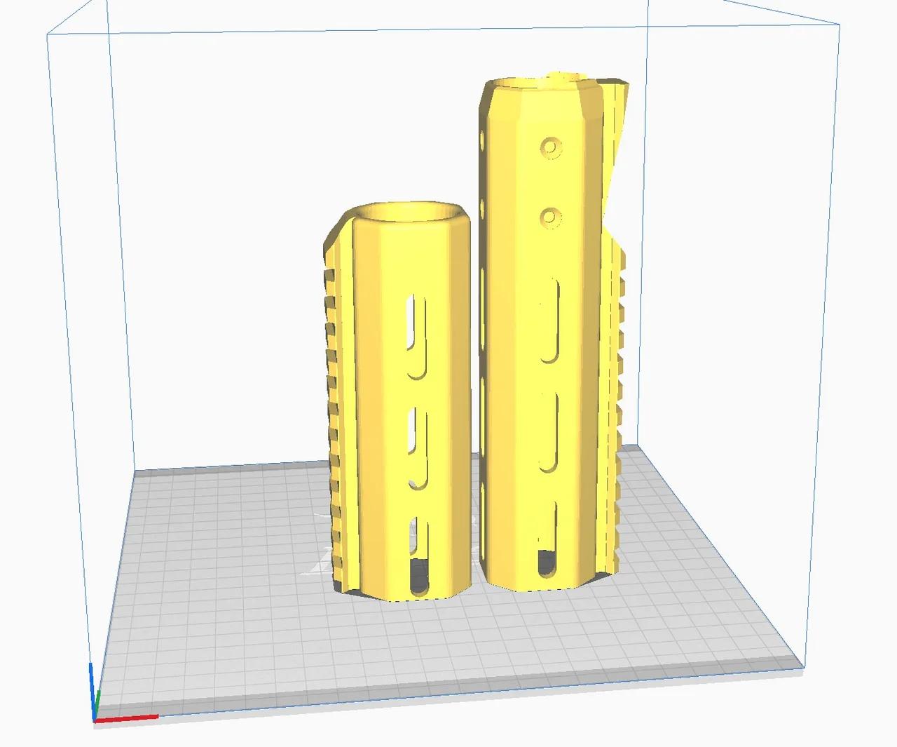 Ez22 2 Piece Extended Handguard