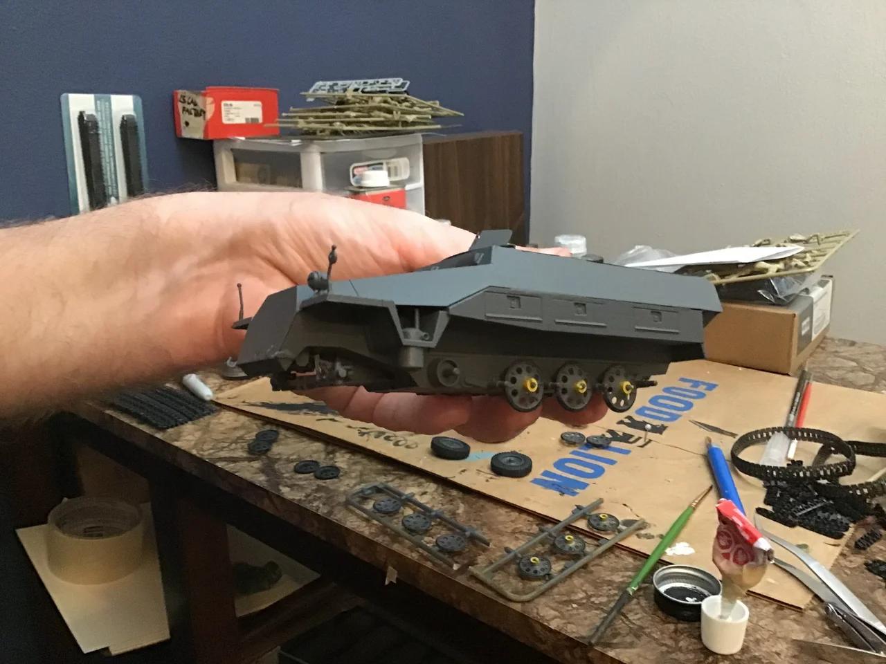 Working on half track 23