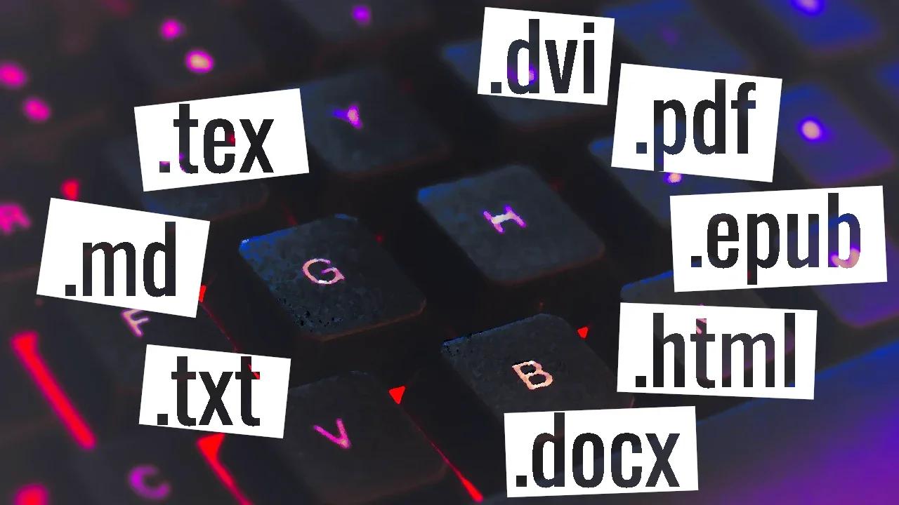 Conversion of textual formats