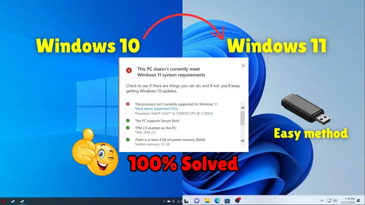 How to install Windows 11 on almost any unsupported PC