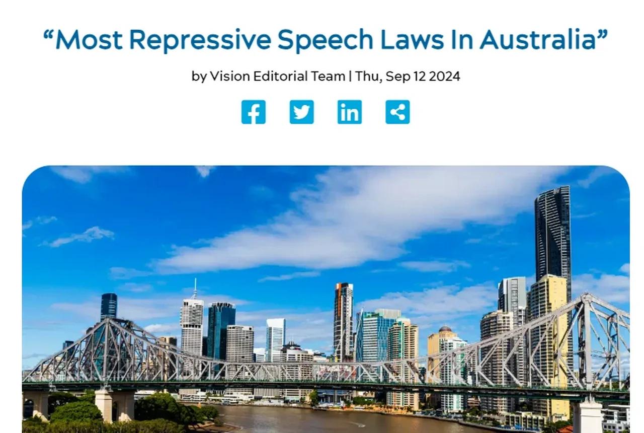 The Most Repressive Speech Laws In Australia