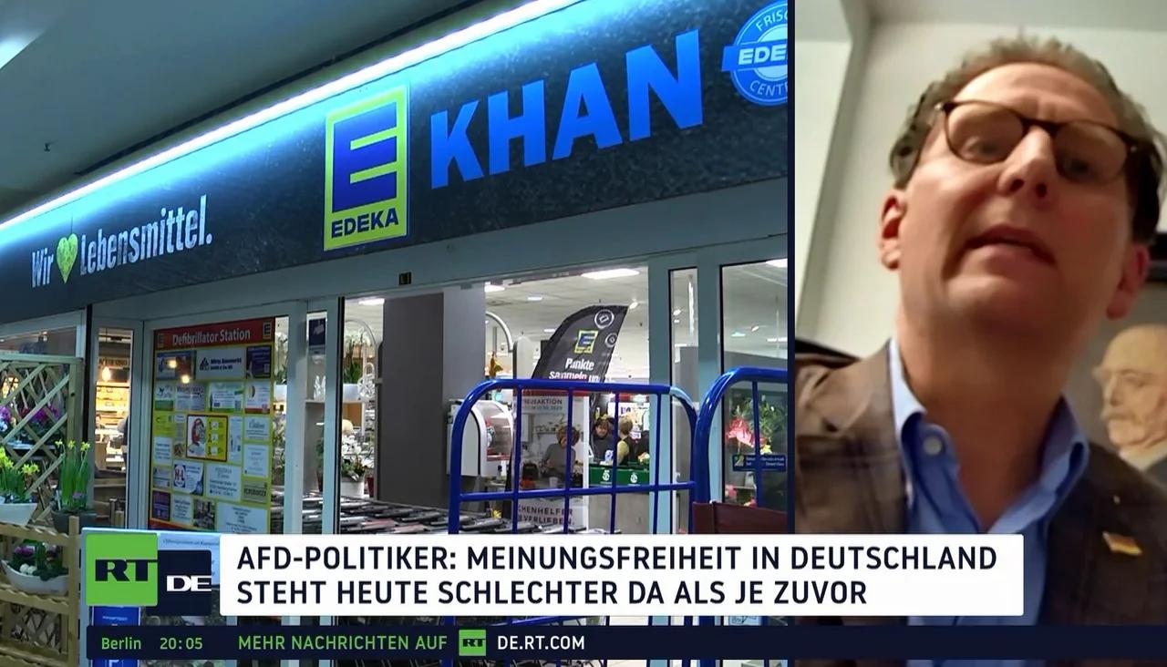 ⁣Edeka wirbt gegen Blau: Politische Kampagne im Supermarkt