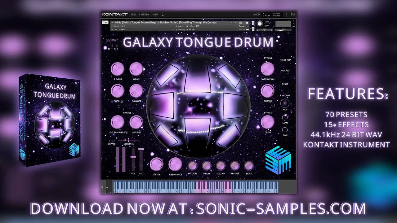Galaxy Tongue Drum (Preset Demo) (Kontakt Instrument Library) Spacey ...