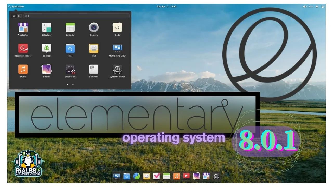 OS - elementary OS 8.0.1