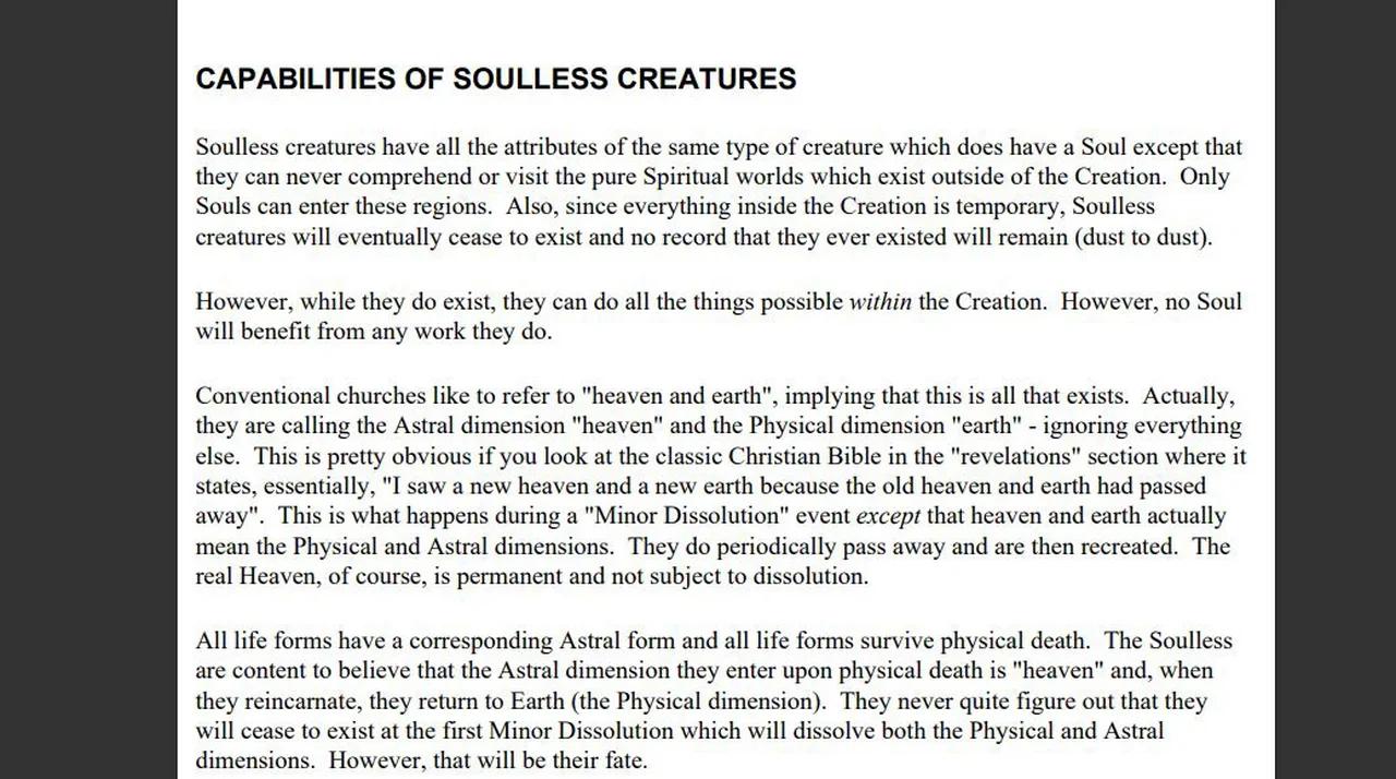 Attributes of the Soulless ~Mythos Manual for the Elites~