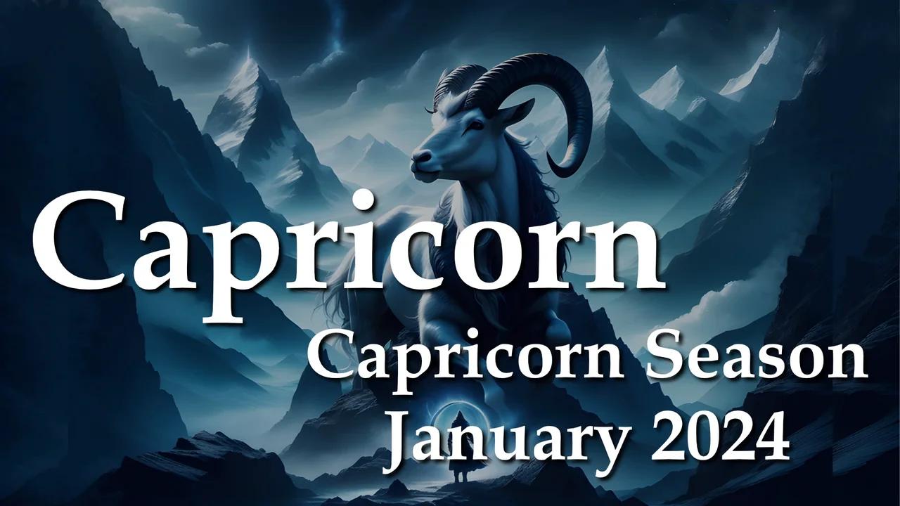 Capricorn Capricorn Season January 2024