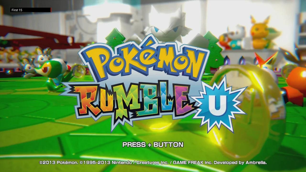 The First 15 Minutes of Pokemon Rumble U (Wii U)