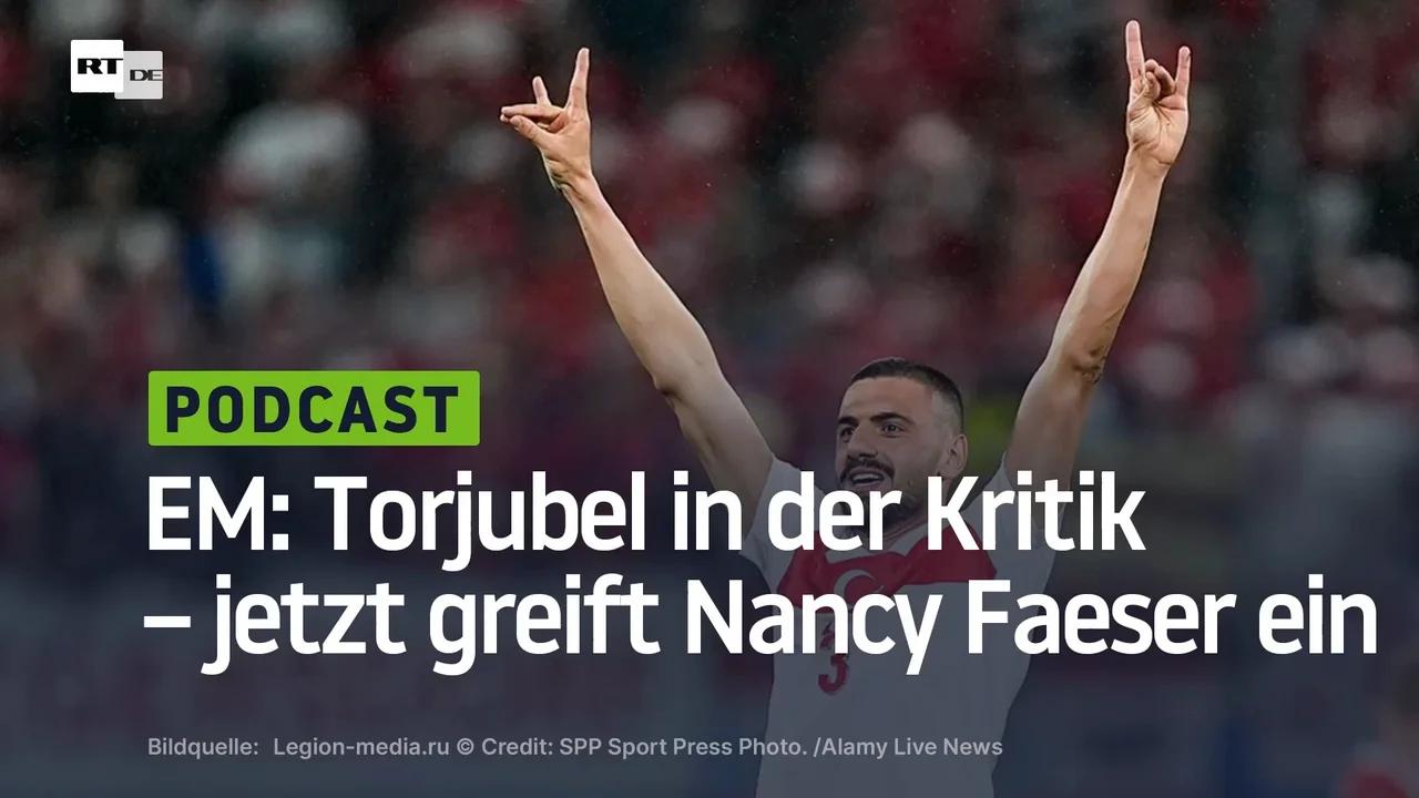 ⁣EM: Torjubel in der Kritik – jetzt greift Nancy Faeser ein