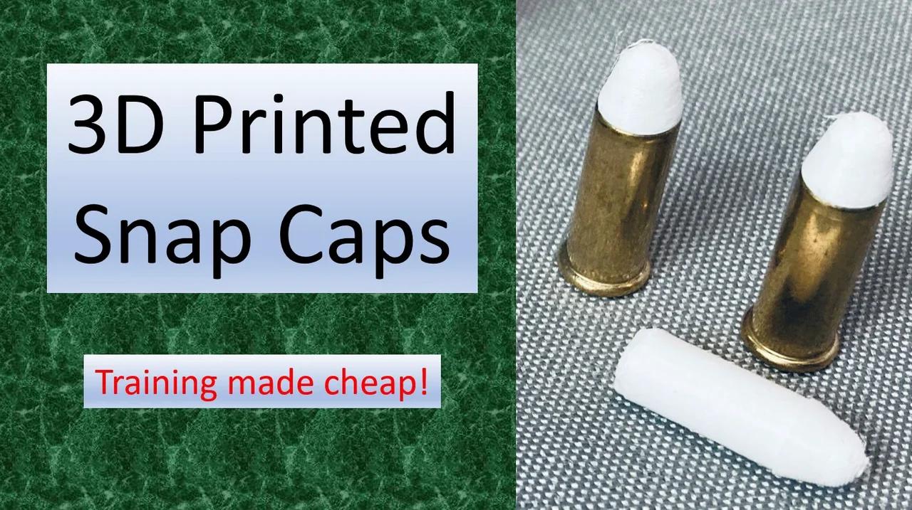 File Release 3D Printed Snap Caps (pistol calibers)
