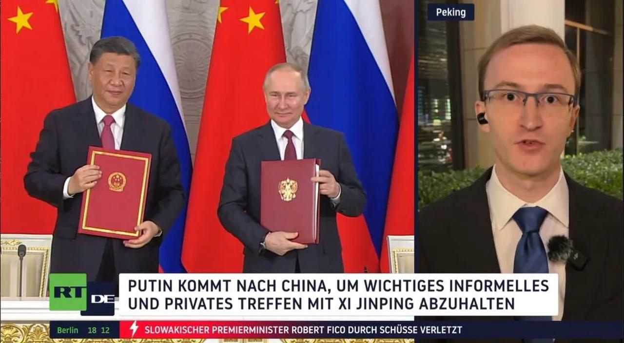 ⁣Staatsbesuch in Peking: Wladimir Putin und Xi Jinping haben viel zu besprechen