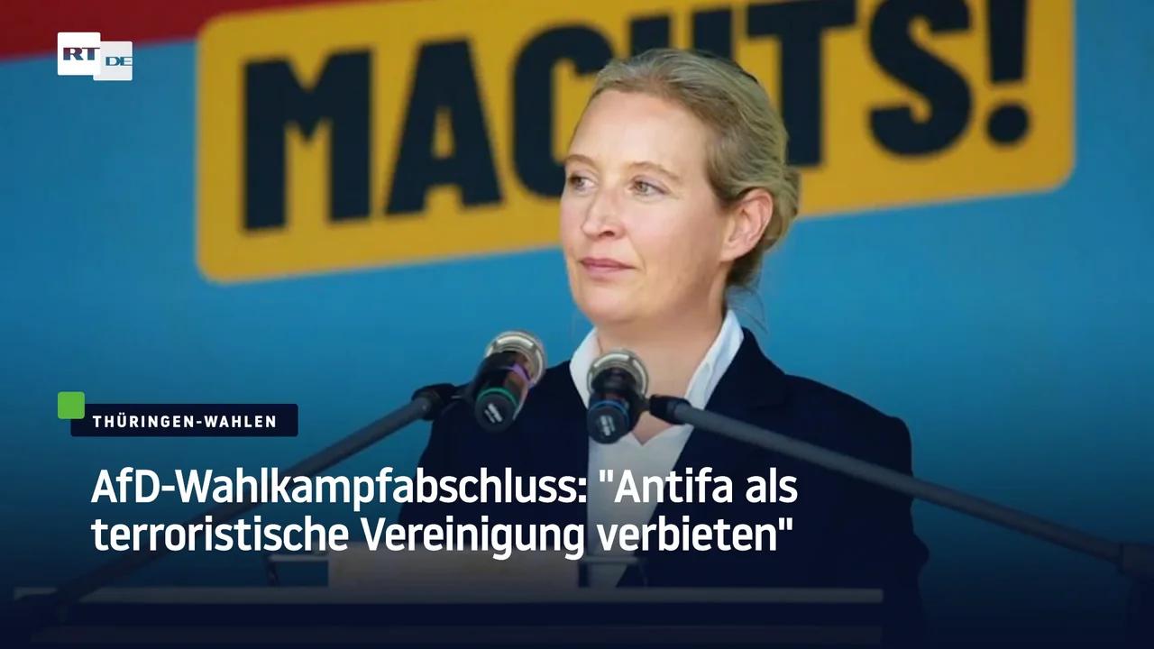 ⁣AfD-Wahlkampfabschluss: 