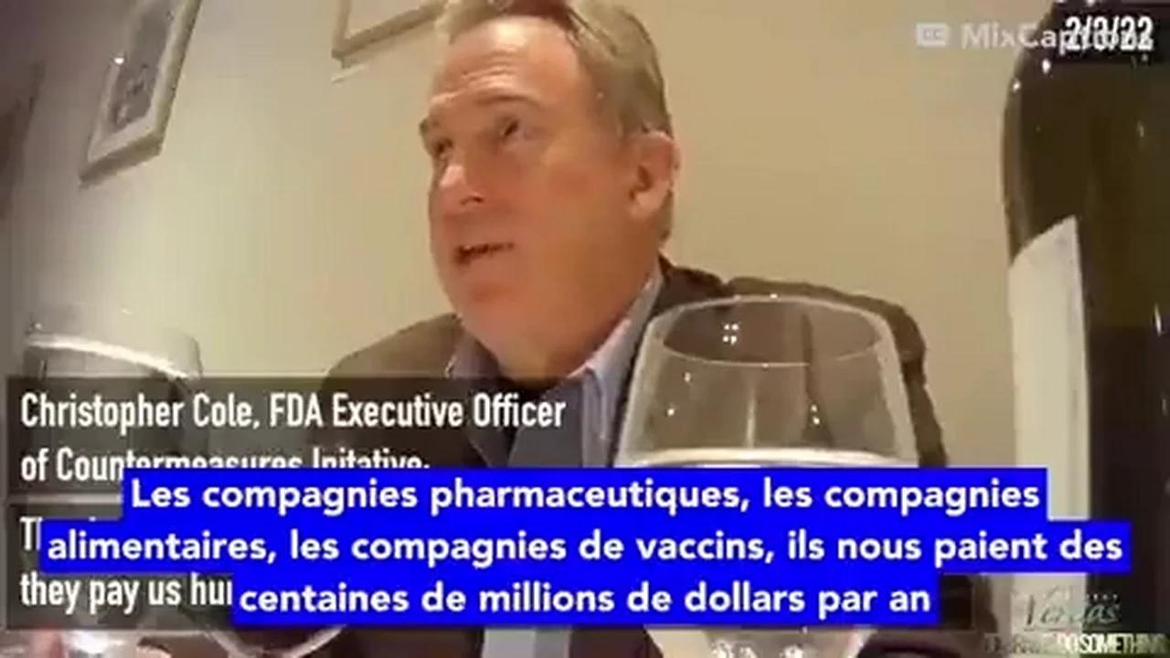 Le directeur général de la FDA, Christopher Cole, avoue approuver les ...
