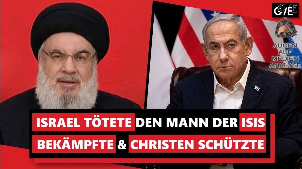 ⁣Israel tötete den Mann der ISIS bekämpfte & Christen schützte (Geopolitical Economy Report Deutsch)