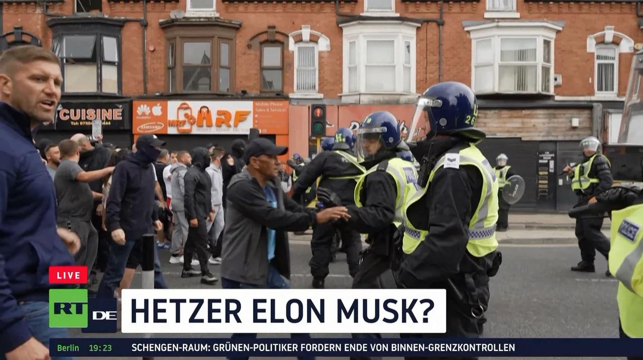 ⁣Meinungsfreiheit oder Provokation? Elon Musk im Visier britischer Politiker