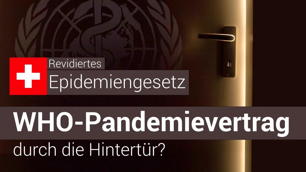 WHO-Pandemievertrag Durch Die Hintertür? – Am Beispiel Des Revidierten ...