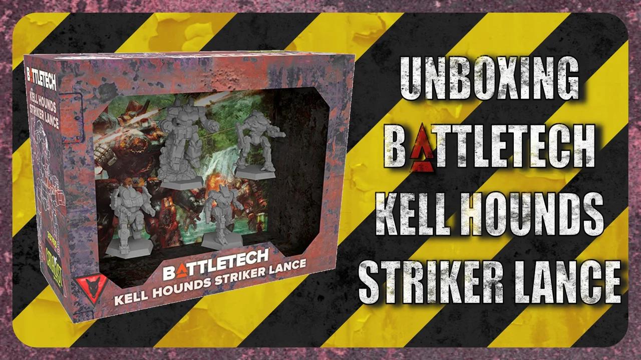 Unboxing Battletech Kell Hounds Striker Lance TTM Ep020
