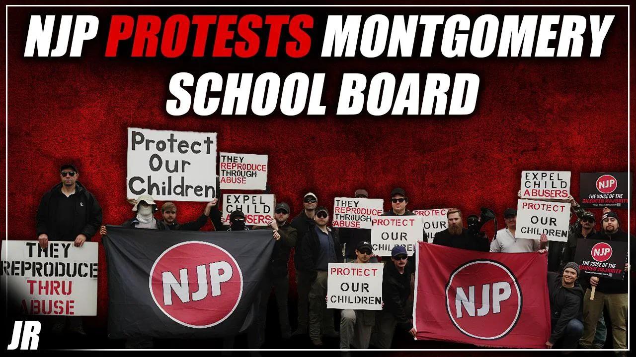 National Justice Party Protests Montgomery County School Board Over ...