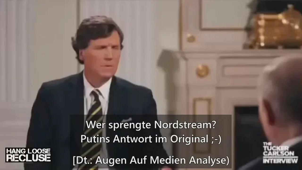 Wer sprengte Nordstream? Putins Antwort im Original ;-)