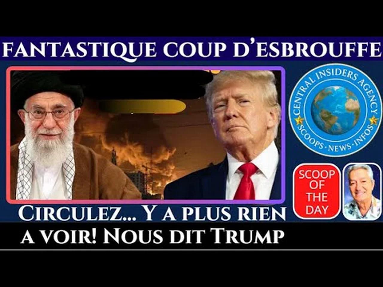 Fantastique coup d'esbrouffe... Circulez, y a rien à voir ! nous dit Trump.
