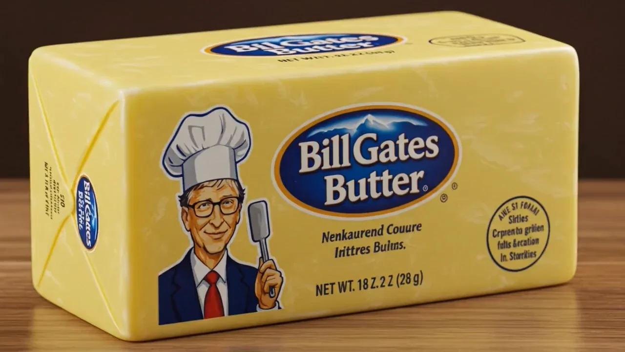 HOW TO MAKE BILL GATES FAKE BUTTER