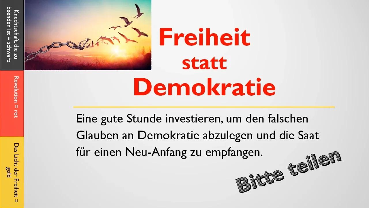 Freiheit Statt Demokratie