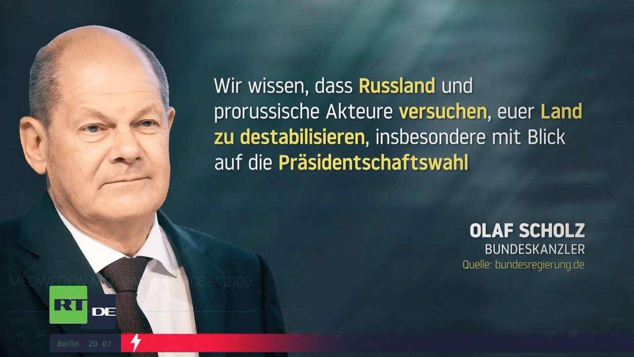 ⁣Scholz in Moldawien: 