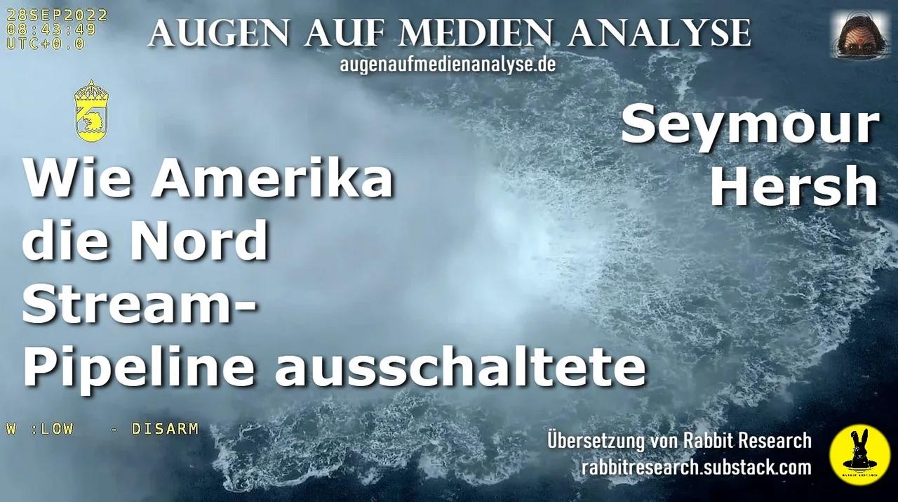 Seymour Hersh: Wie Amerika die Nord Stream-Pipeline ausschaltete (Podcast)