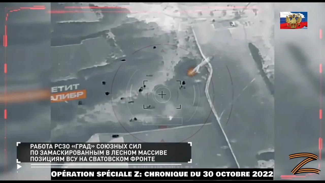 Opération spéciale Z: chronique des principaux événements du 30 octobre ...