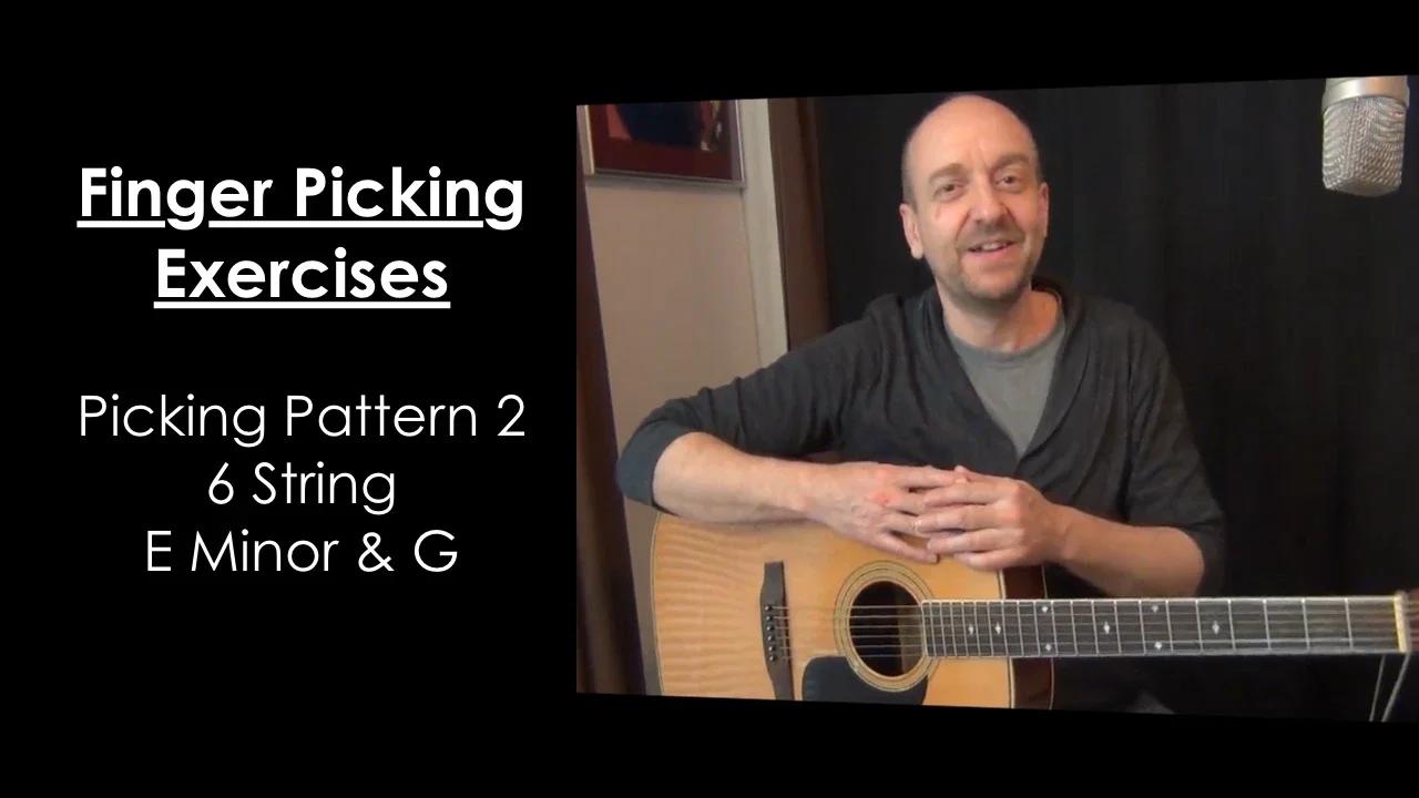 Travis Finger Picking Pattern 2 - E minor / G Major