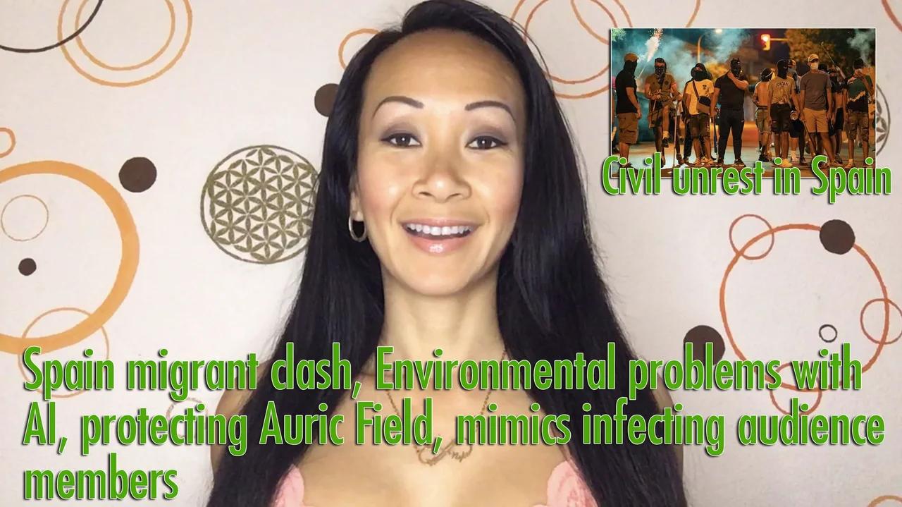 spain-migrant-clash-environmental-problems-with-ai-protecting-auric