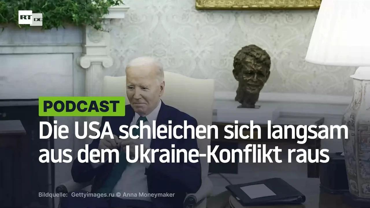 ⁣Die USA schleichen sich langsam aus dem Ukraine-Konflikt raus