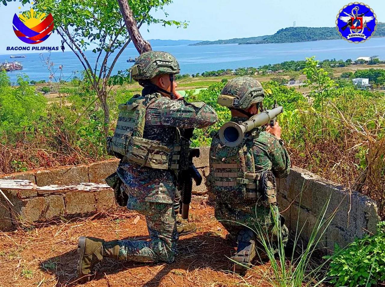 PMC Troops trains with ATGL-L2 Rocket Launcher in Batanes