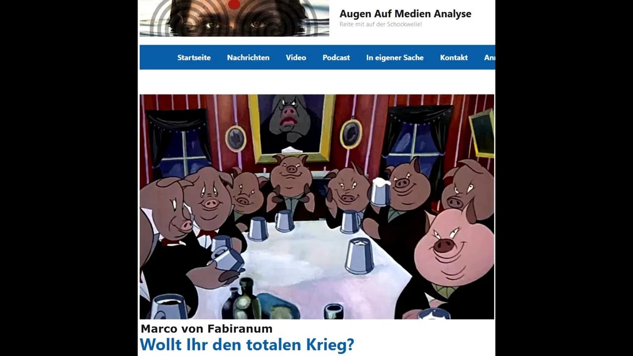 ⁣Lesung: Wollt ihr den totalen Krieg (von Marco von Fabiranum)