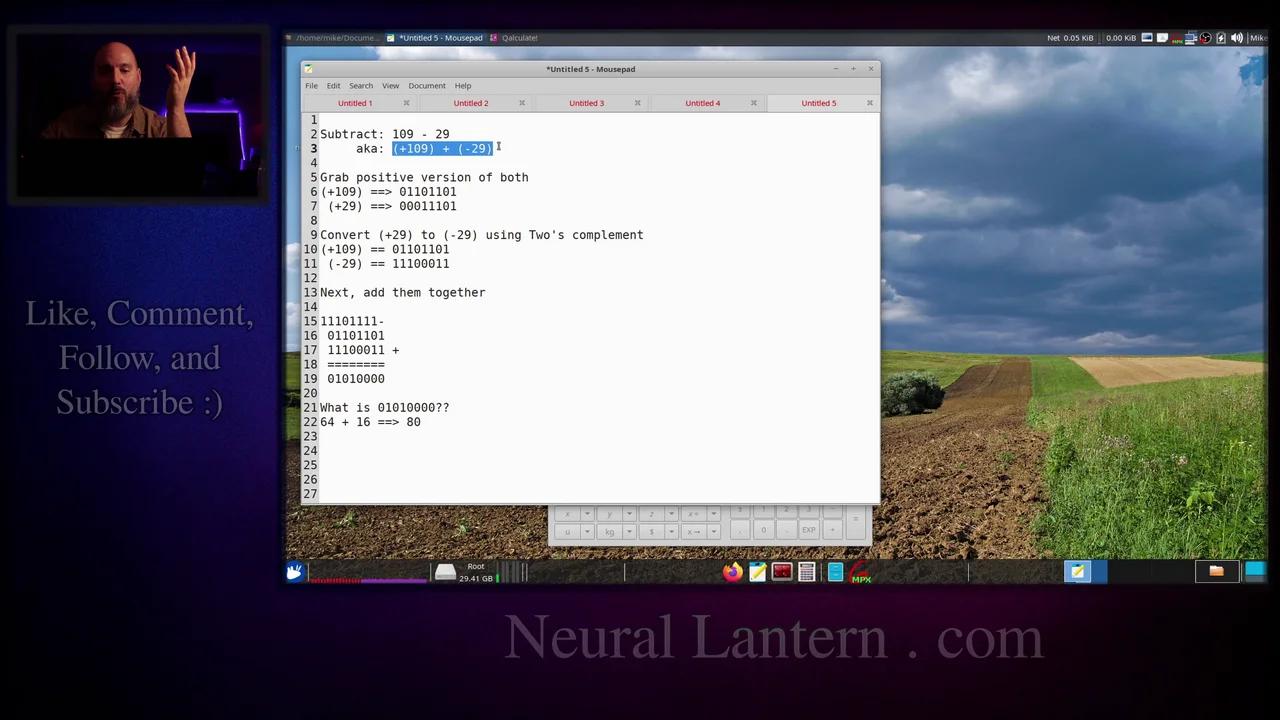 Master Two S Complement Convert Subtract Negative Binary Numbers