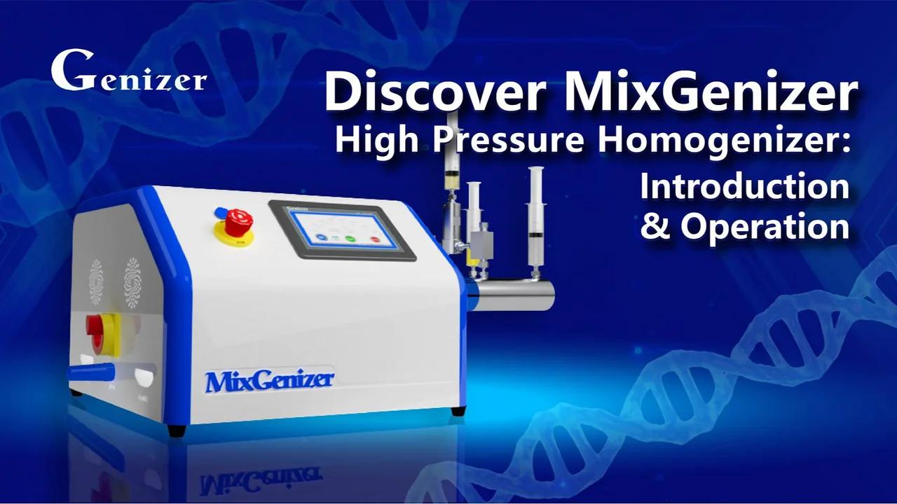 MixGenizer Microfluidization High Pressure Homogenizer Liquid Processor ...