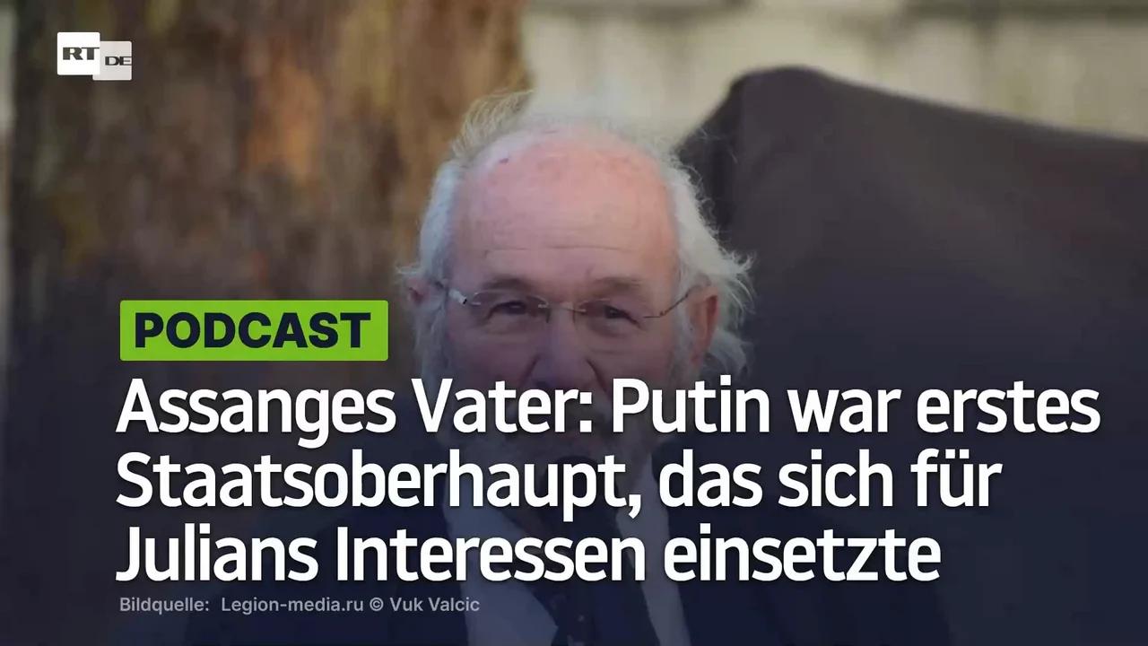 ⁣Assanges Vater: Putin war erstes Staatsoberhaupt, das sich für Julians Interessen einsetzte