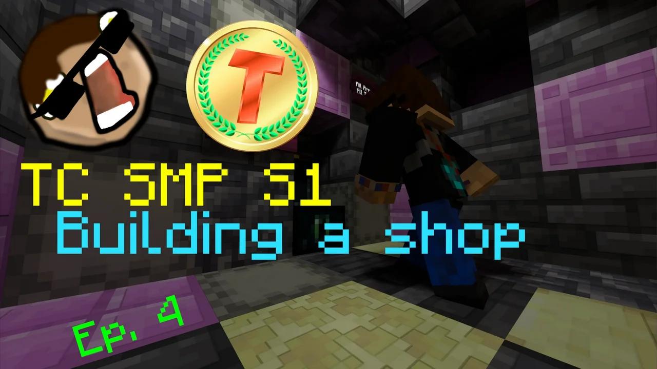 BUILDING A SHOP! | TC SMP Season 1 Episode 4 | Minecraft Bedrock 1.18 ...