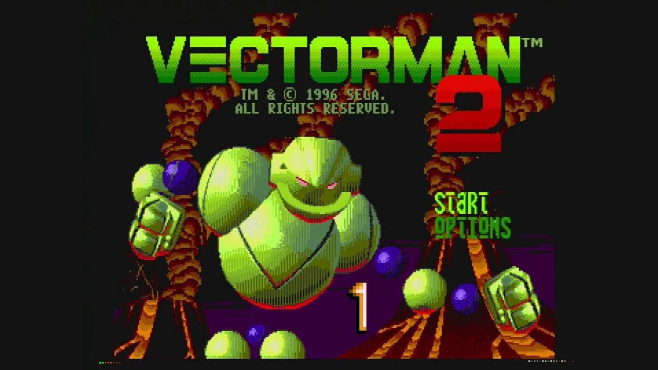 Vectorman 2 (Genesis / Mega Drive) Playthrough Part 1 (Scenes 1-11)