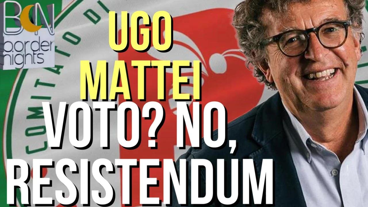 Resistendum Senectuti Est Eiusque Vitia Diligentia Compensanda Sunt VOTO? NO, RESISTENDUM! - UGO MATTEI