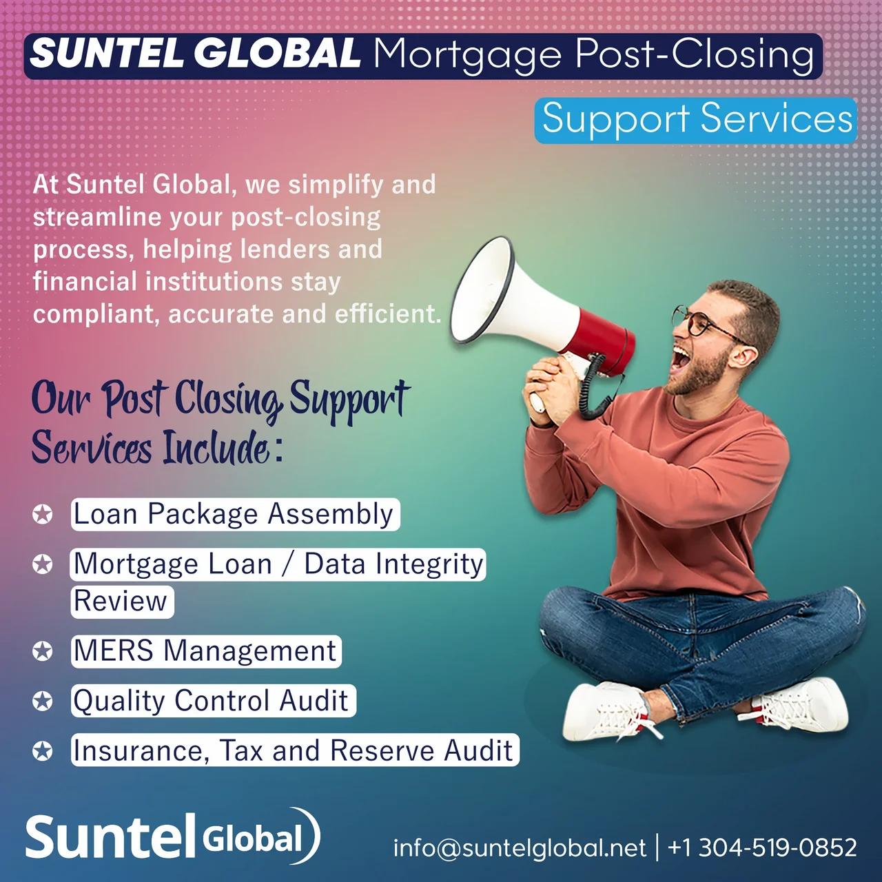 Mortgage Post-Closing Support Services