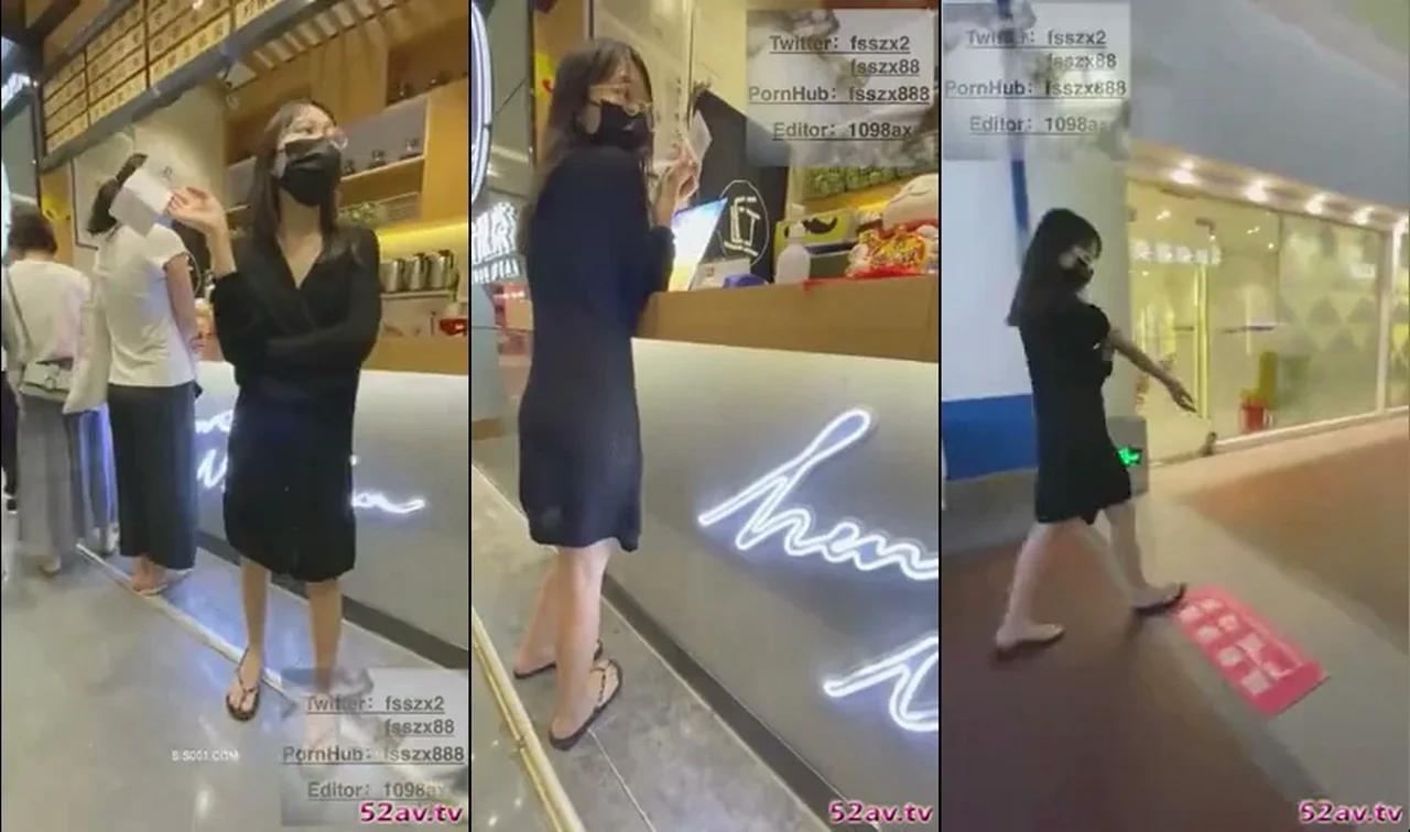 露出 fss人前露出挑戰人來人往的商城買檸檬茶 這個有點刺激