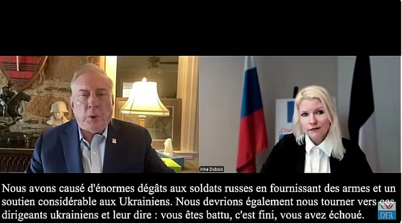 A VOIR ABSOLUMENT... DOUGLAS McGREGOR/IRINA DUBOIS : '' Washington n'a